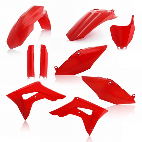 KIT PLÁSTICOS COMPLETO ACERBIS HONDA CR-F 450 2017-2018 VERMELHO